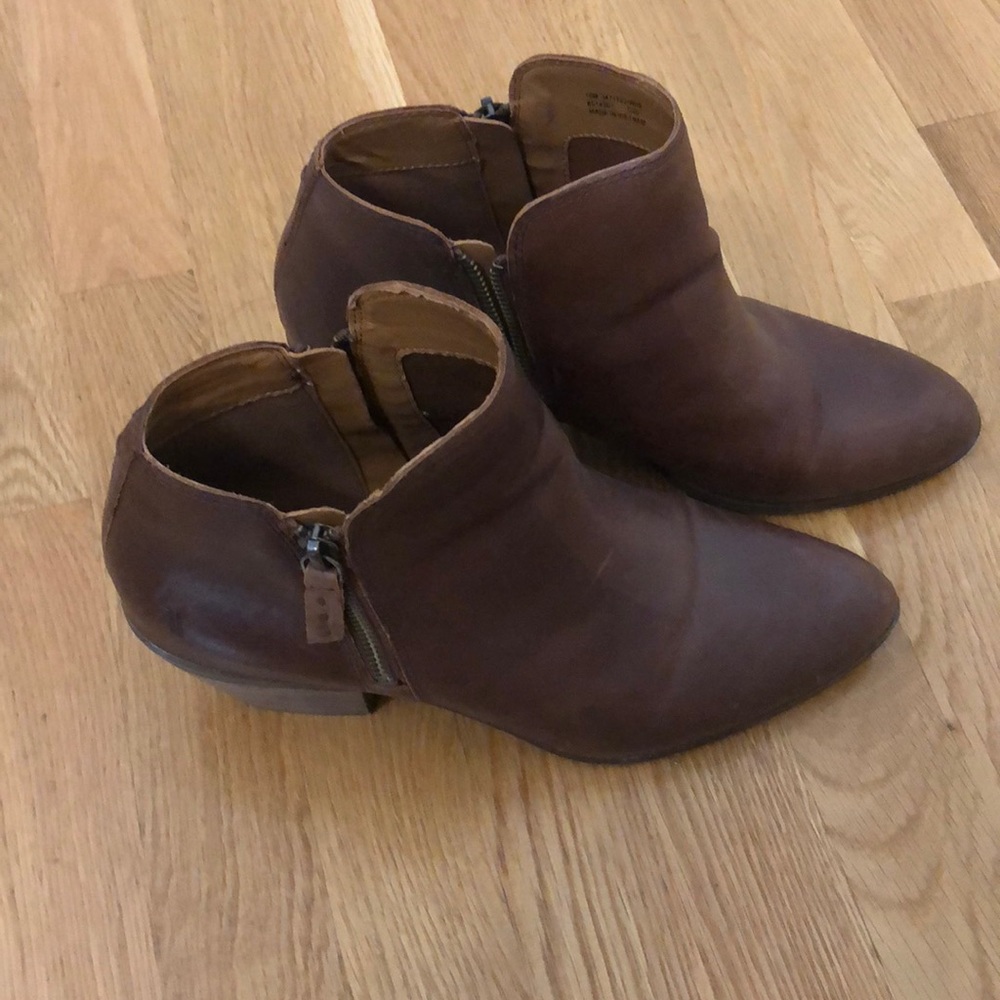 Frye Brown Ankle Boots
